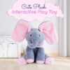 Pink Ellie Stuffed Baby Elephant Gift for Babies - Image 6
