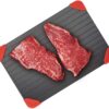 Defrosting Tray for Frozen Meat, Premium Quality Aluminum Metal - Image 2