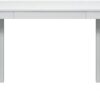 Mainstays Furniture New Parsons Desk with Drawer, Multiple Colors (White) - Image 3