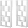 Mainstay Home Shelf Bookcase, (12-Shelf (2 Pack), White) - Image 2