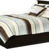 Twin Beds with Storage Espresso Finish Twin Storage Bed - Image 2