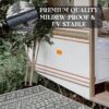 Outdoor Rug Carpet for Patio RV Camping 6x9 ft - Image 4