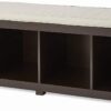 Better Homes and Gardens Storage Organizer Bench, 4-Cube, Espresso - Image 3