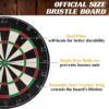 40 in. Dart Board Cabinet Set Large for Adults Home Bar - Image 2