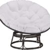 Better Homes & Gardens Papasan Chair with Fabric Cushion (White) - Image 4
