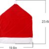 4pc Red Hat Dining Chair Slipcovers - Image 2