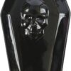 Warehouse Gothic Skull Coffin Butter Dish, Black - Image 2