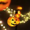 10 Pack Jack O Lanterns Pumpkin String Lights Plug in - Image 3