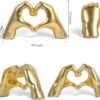 Elevate Your Room with Taylor Gold Heart Decor - Image 3