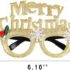 12Pcs Christmas Glasses Glitter Holiday Party Glasses - Image 5
