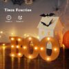 Marquee Light Up Letters Wooden Boo Sign with Auto Timer for Table - Image 2