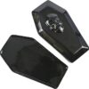 Warehouse Gothic Skull Coffin Butter Dish, Black - Image 5