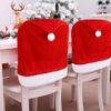 4pc Red Hat Dining Chair Slipcovers
