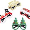 12Pcs Christmas Glasses Glitter Holiday Party Glasses - Image 4