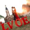 Wooden Block Love Sign - Image 3