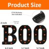 3 LED Marquee Light up Letters BOO Sign Halloween Decor - Image 3