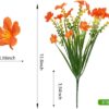 8 Pcs Fall Artificial Outdoors Flowers - Image 6