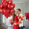 18 Inch Red Heart Foil Balloons Large Red Foil Balloons Helium - Image 4