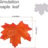 500PCS Artificial Maple Leaves 5 Assorted - Image 4