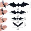 120 Pcs 3D Bat Halloween Decoration Stickers - Image 2