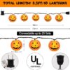 10 Pack Jack O Lanterns Pumpkin String Lights Plug in - Image 2