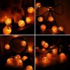 10 Pack Jack O Lanterns Pumpkin String Lights Plug in - Image 5