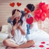 Valentines Day Heart Head Boppers Headbands and Heart Shape Sunglasses - Image 2