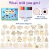 36 pcs Wooden Art Craft Supplies Painting Kit - Image 3