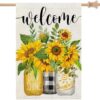 BEAUTY Summer House Flag Mason Jar