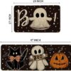 Bats Black Cats Boo Pumpkin Halloween Kitchen Mats Set of 2 - Image 6