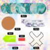 8 Pcs Diamond Art Painting Coasters Diamond Art Coasters with Holder - Image 3