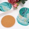 8 Pcs Diamond Art Painting Coasters Diamond Art Coasters with Holder - Image 2