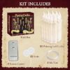 Floating LED Candles with Remote Control -12Pcs Magic Witch Wizard - Image 5
