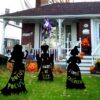 3 Extra Large Black Hocus Pocus Witches - Image 7