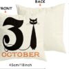 18x18 Set of 4 for Halloween Decor Indoor Outdoor - Image 2