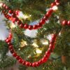 Christmas Wooden Bead Garland
