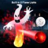 8 FT Tall Halloween Inflatables Ghost Decorations Outdoor - Image 2