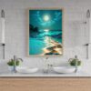Moon Beach Full Drill Diamond Dots Paintings - Image 2