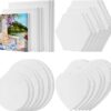24 Pieces Canvas for Painting Bulk Blank Canvas