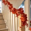 5.91FT Fall Garland Artificial Eucalyptus Garland with Flowers - Image 7