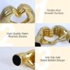 Elevate Your Room with Taylor Gold Heart Decor - Image 5