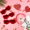 Valentines Day Heart Head Boppers Headbands and Heart Shape Sunglasses - Image 4