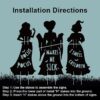 3 Extra Large Black Hocus Pocus Witches - Image 4