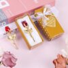 Glass Rose Mini Crystal Flower with Box - Image 3