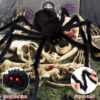 200 Halloween Spider Web, 59Giant Spider Decorations Fake Spider with Triangular Huge Spider Web - Image 2