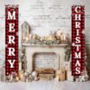 Christmas Decorations Outdoor Yard Front Porch Sign Set - Image 6