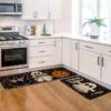 Bats Black Cats Boo Pumpkin Halloween Kitchen Mats Set of 2 - Image 4