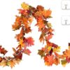 2 Pack Fall Garland Maple Leaf Clearance - Image 2