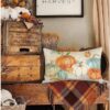 Fall Pumpkin Pillows Decorative Throw Pillows12x20 - Image 5