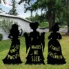 3 Extra Large Black Hocus Pocus Witches - Image 6
